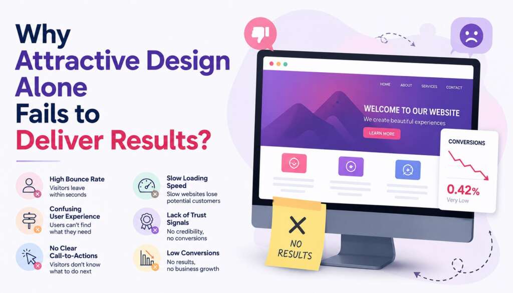 Why Attractive Design Alone Fails to Deliver Results?