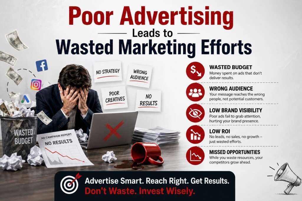 Poor Advertising Leads to Wasted Marketing Efforts